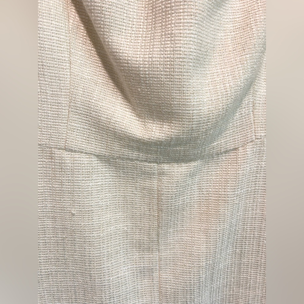 Nanette Lepore Cream Tweed Mini Dress NWT Size 4 Quiet Luxury Chic - Picture 4 of 12